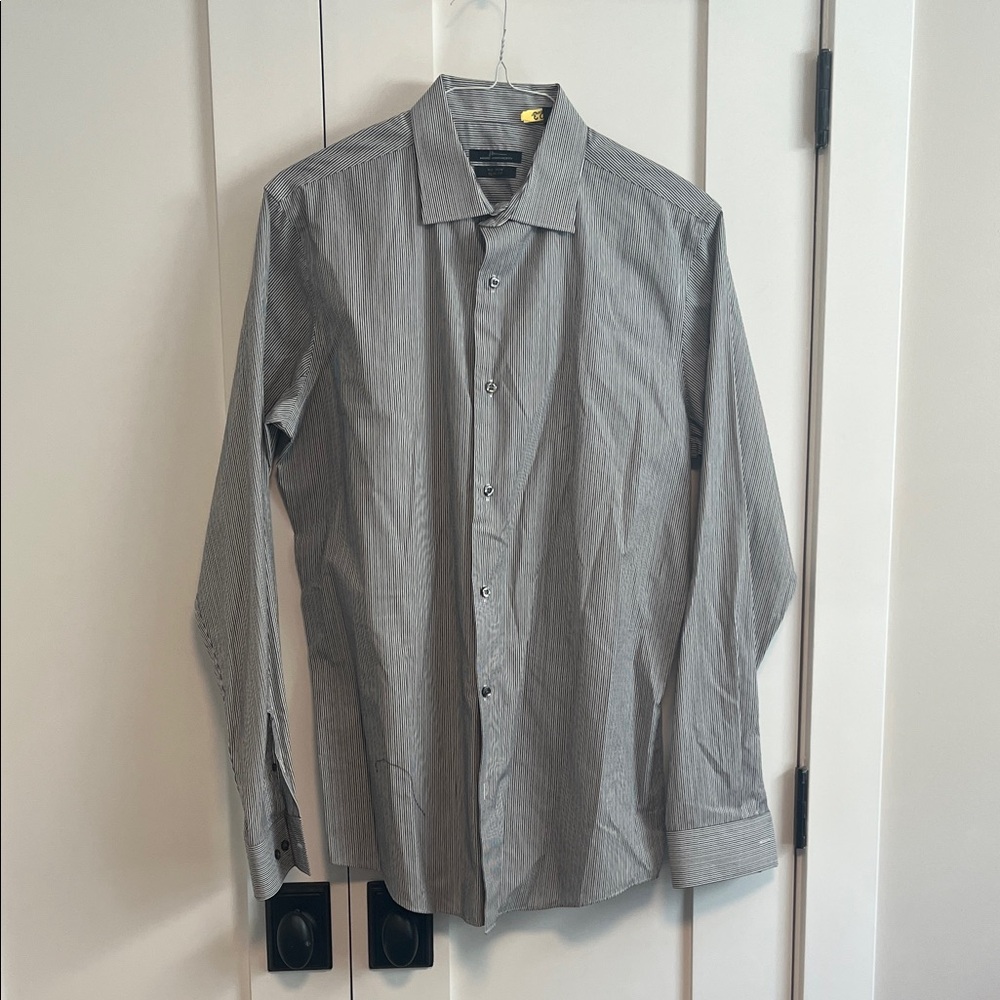 Men's Marc Anthony Classic Gray Dress Shirt XL